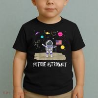 Future Astronaut Kids And Adults Astronomy And Space Lover Toddler T-Shirt thumb 2