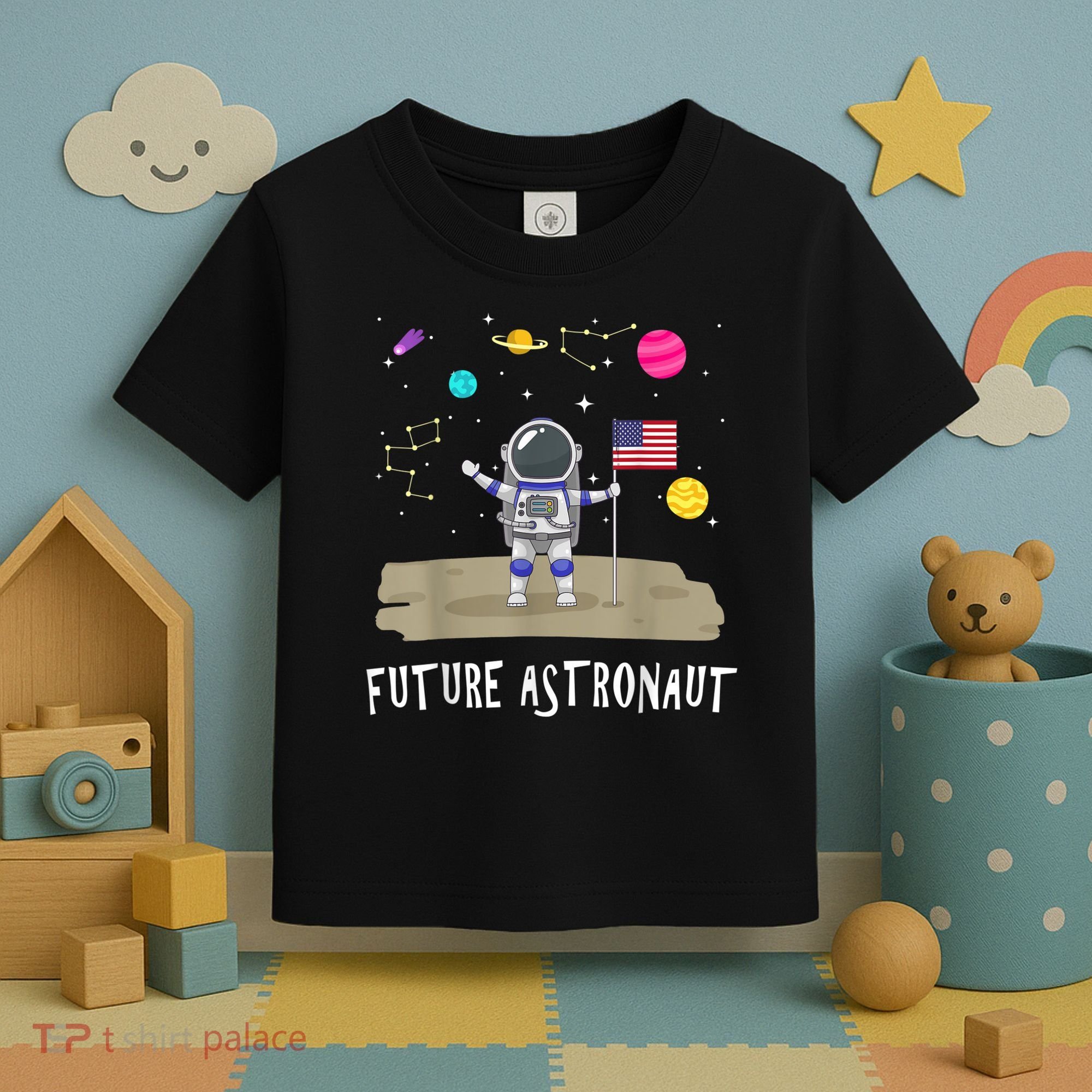 Future Astronaut Kids And Adults Astronomy And Space Lover Toddler T-Shirt