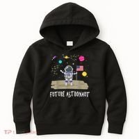 Future Astronaut Kids And Adults Astronomy And Space Lover Kids Hoodie thumb 0