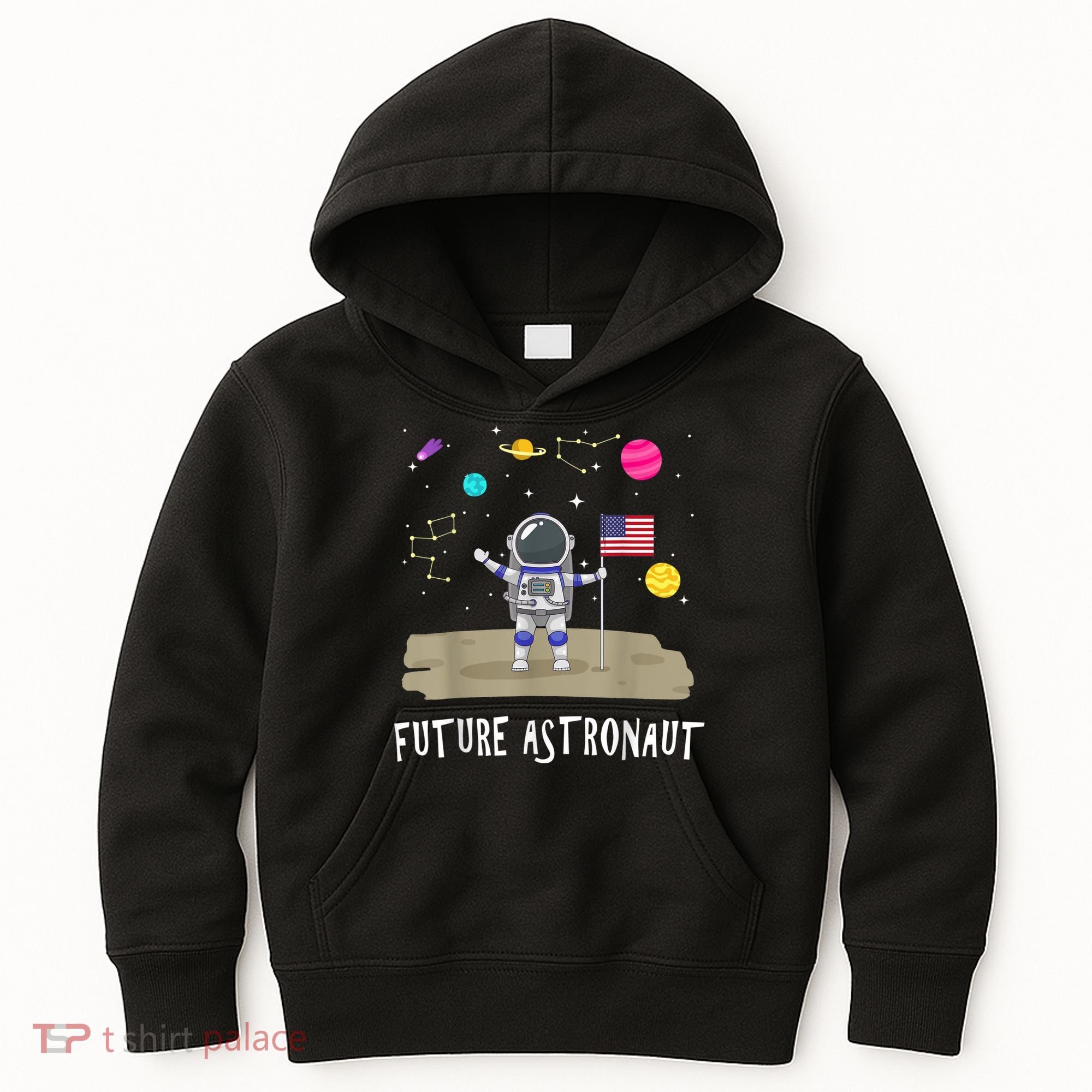 Future Astronaut Kids And Adults Astronomy And Space Lover Kids Hoodie