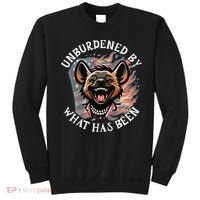 Funny Anti Kamala The Cackling Hyena Unburdened Quote Sweatshirt thumb 0