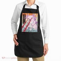 Funny Animal Kaiju Axolotl Japanese Monster  Apron thumb 2
