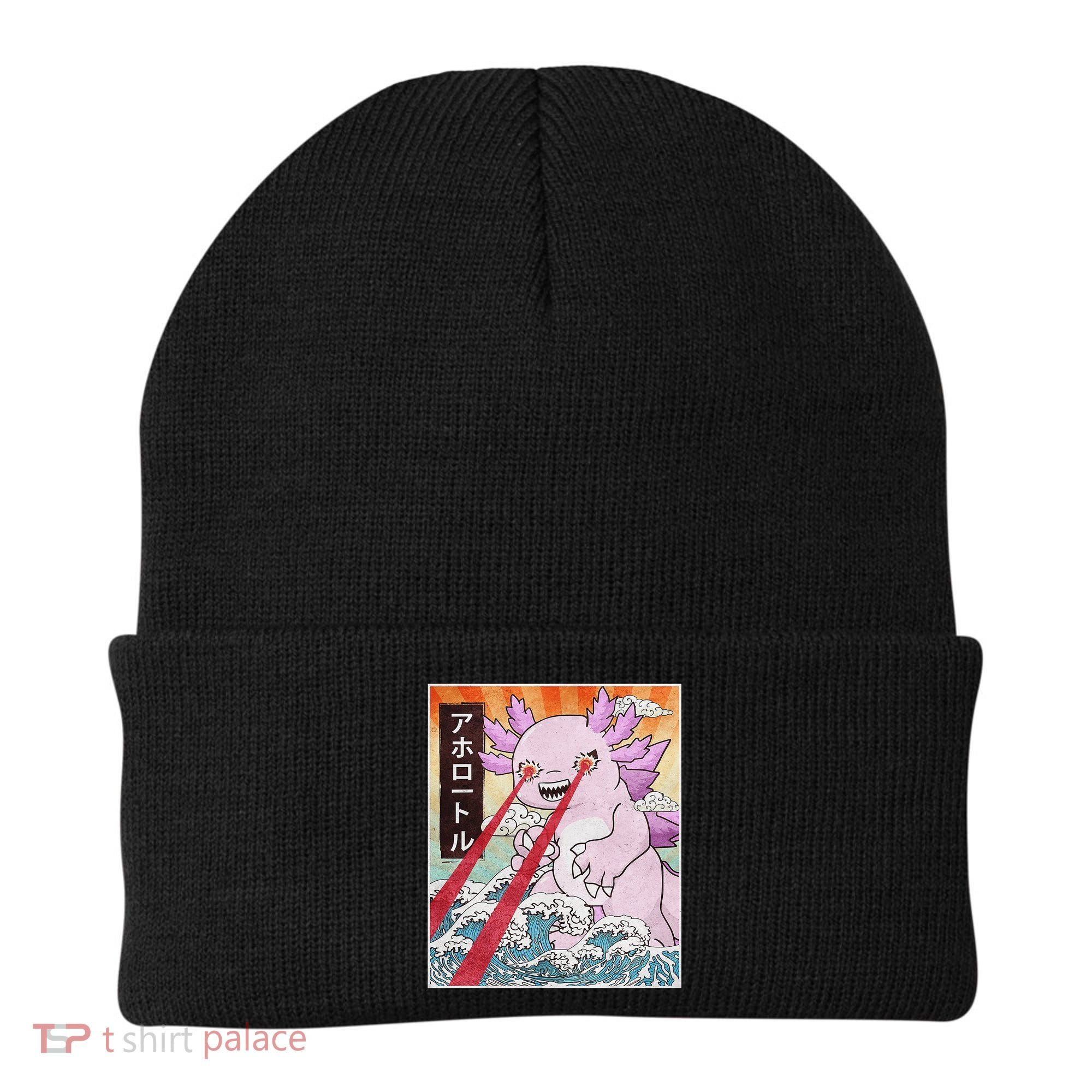 Funny Animal Kaiju Axolotl Japanese Monster  Beanie