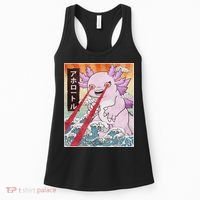 Funny Animal Kaiju Axolotl Japanese Monster  Women's Tank Top thumb 0