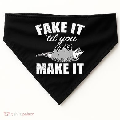 Fake It Or Make It Opossum USA-Made Doggie Bandana