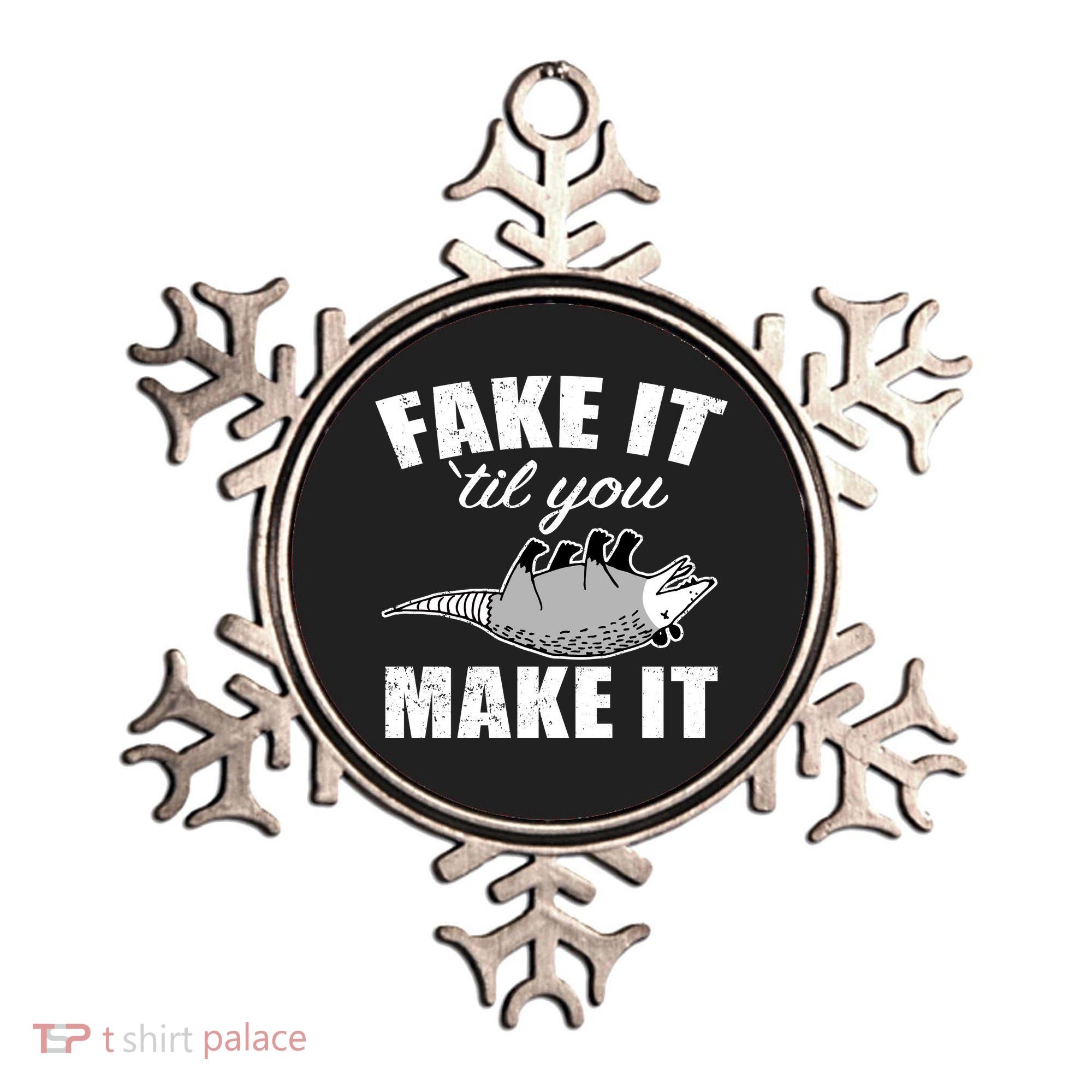 Fake It Or Make It Opossum Ornament