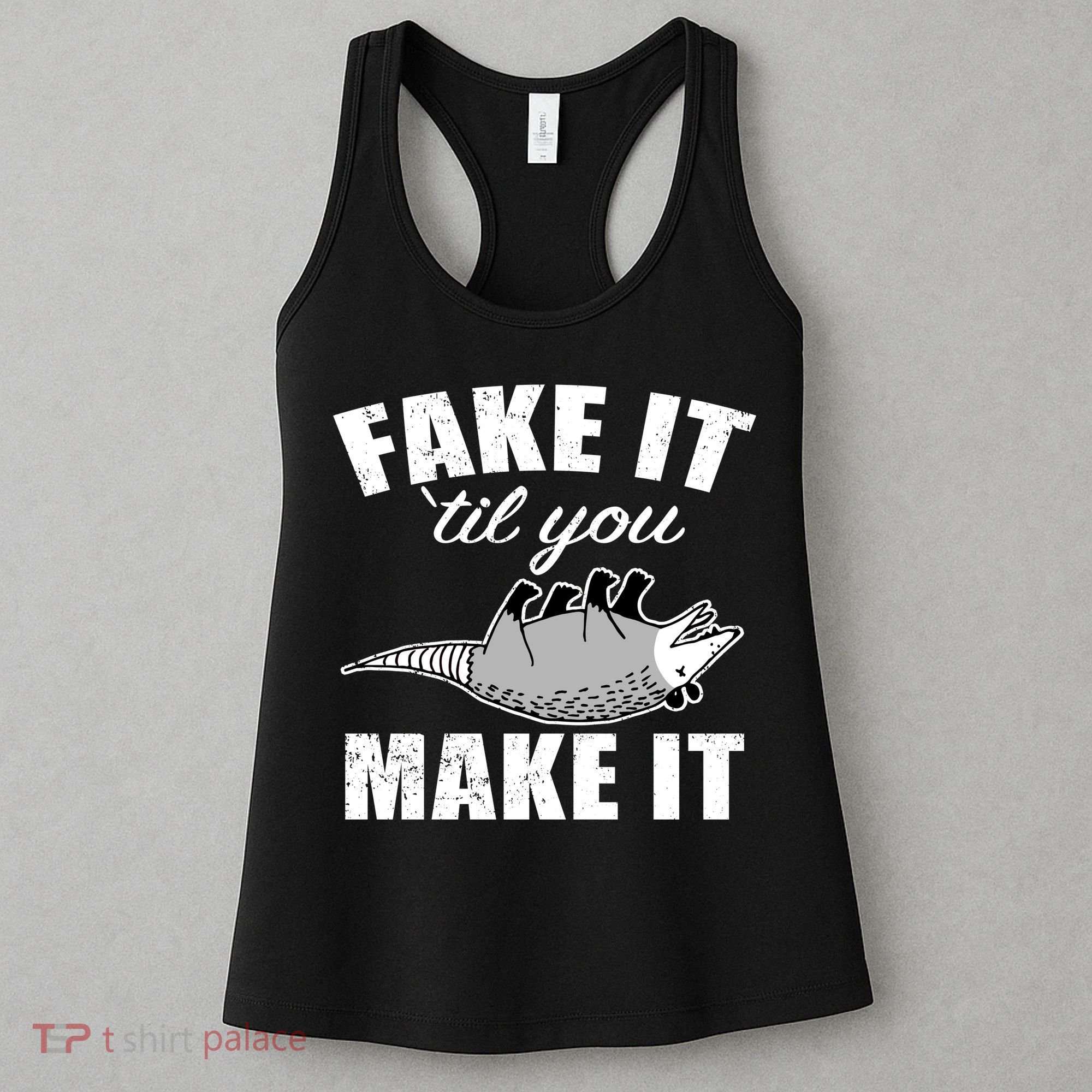 Fake It Or Make It Opossum Women's Tank Top