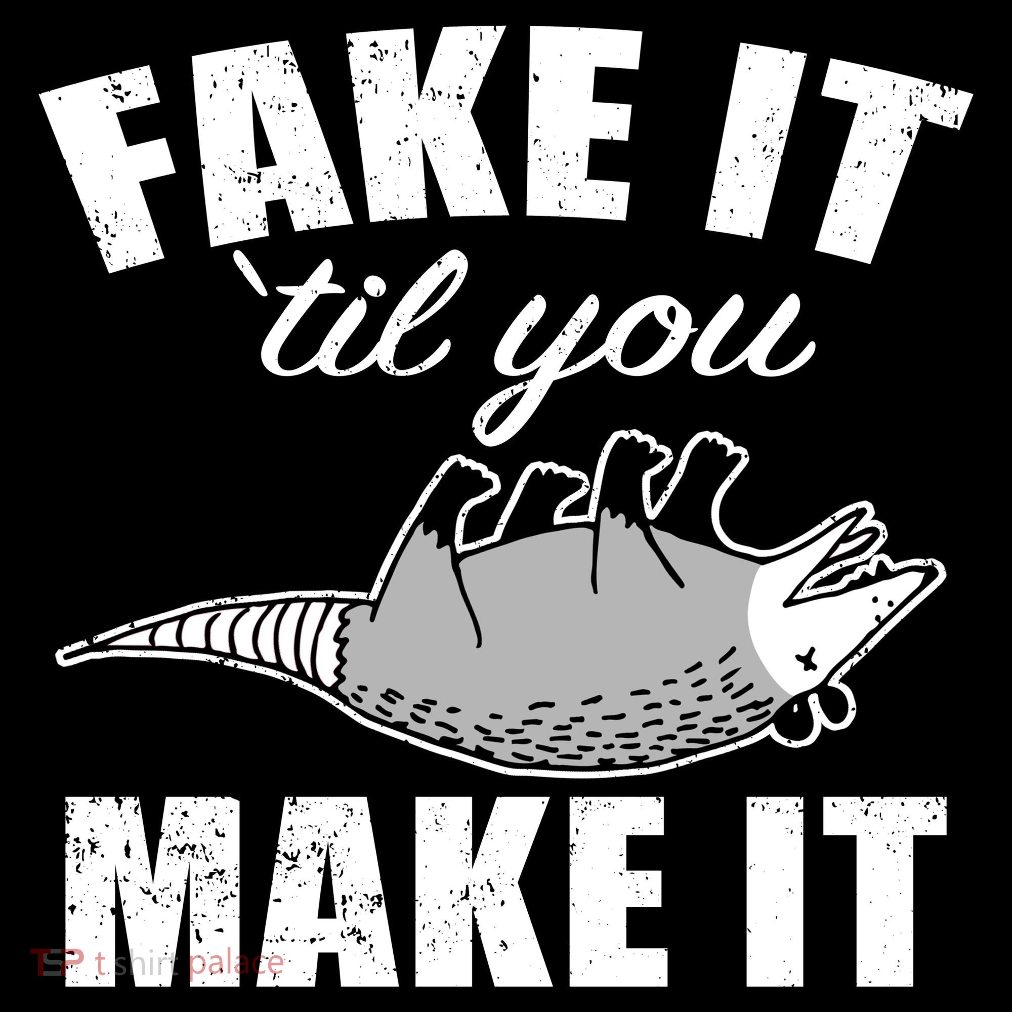 Fake It Or Make It Opossum Toddler Hoodie