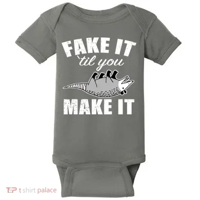 Fake It Or Make It Opossum Baby Bodysuit