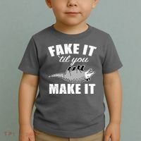Fake It Or Make It Opossum Toddler T-Shirt thumb 2
