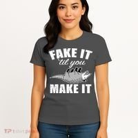 Fake It Or Make It Opossum Women's T-Shirt thumb 4