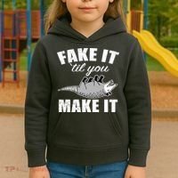 Fake It Or Make It Opossum Kids Hoodie thumb 3