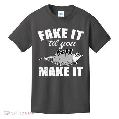 Fake It Or Make It Opossum Kids T-Shirt