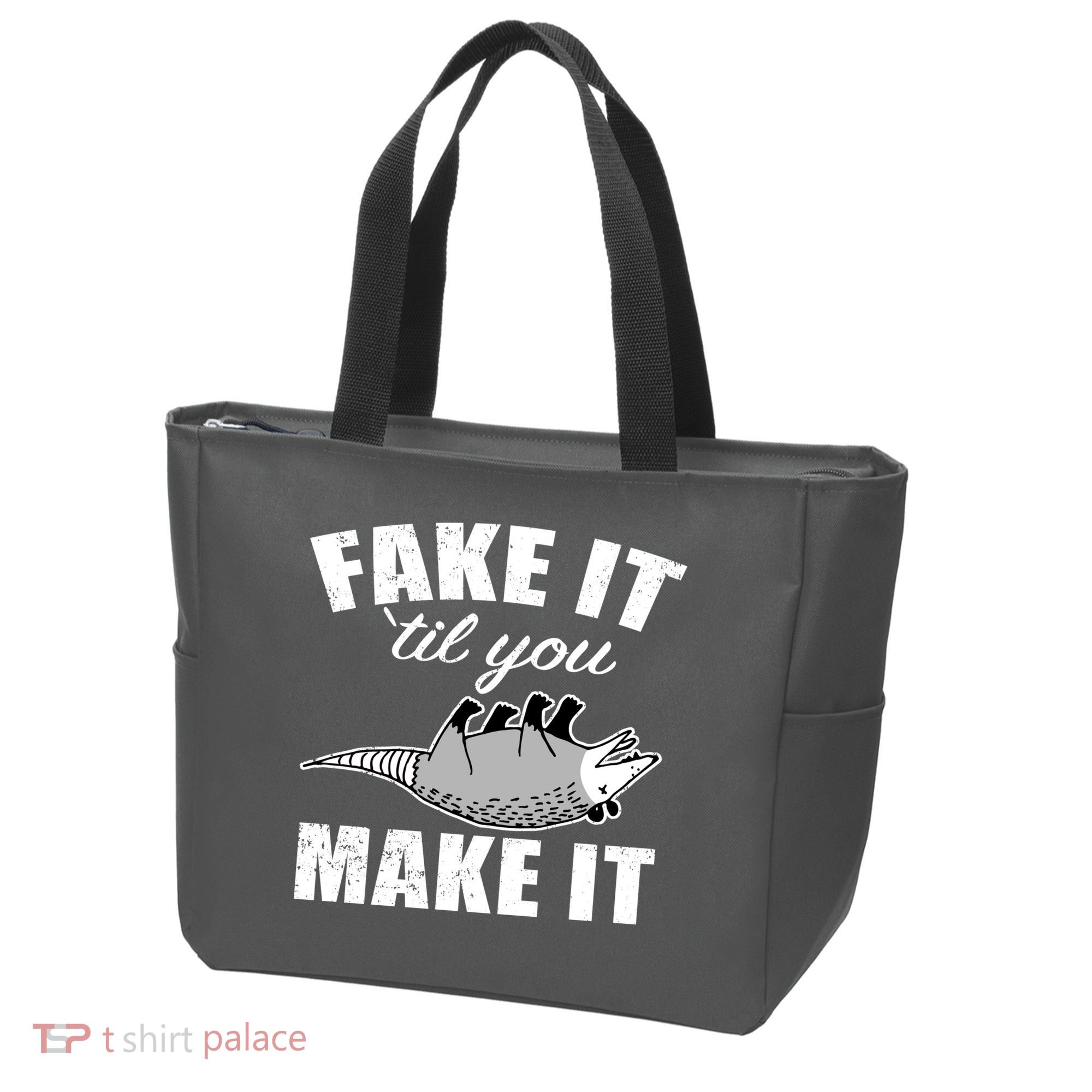 Fake It Or Make It Opossum Tote Bag