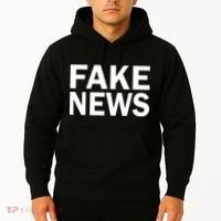 Fake News Bold Text Hoodie thumb 2