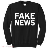 Fake News Bold Text Sweatshirt thumb 0