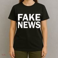 Fake News Bold Text T-Shirt thumb 4