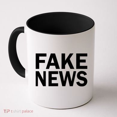 Fake News Bold Text Coffee Mug