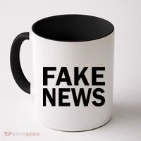 Fake News Bold Text Coffee Mug thumb 0