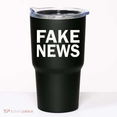 Fake News Bold Text Tumbler
