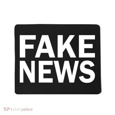 Fake News Bold Text Mousepad