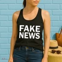 Fake News Bold Text Women's Tank Top thumb 2