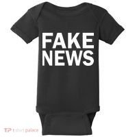 Fake News Bold Text Baby Bodysuit thumb 0