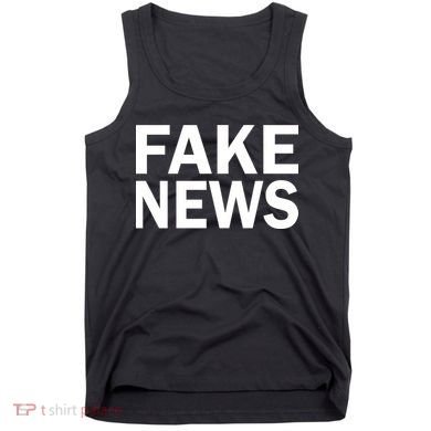 Fake News Bold Text Tank Top
