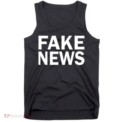 Fake News Bold Text Tank Top