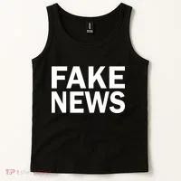Fake News Bold Text Tank Top thumb 2