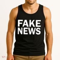 Fake News Bold Text Tank Top thumb 3