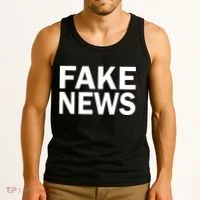 Fake News Bold Text Tank Top thumb 3
