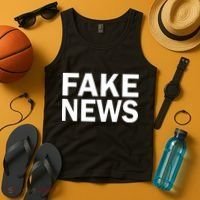 Fake News Bold Text Tank Top thumb 4