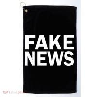 Fake News Bold Text Golf Towel thumb 0