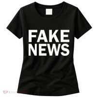 Fake News Bold Text Women's T-Shirt thumb 0