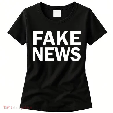 Fake News Bold Text Women's T-Shirt