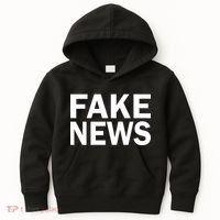 Fake News Bold Text Kids Hoodie thumb 0