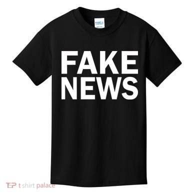 Fake News Bold Text Kids T-Shirt
