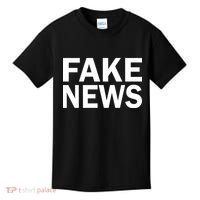 Fake News Bold Text Kids T-Shirt thumb 0