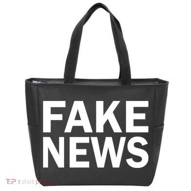Fake News Bold Text Tote Bag