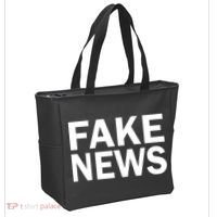Fake News Bold Text Tote Bag thumb 2