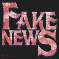 Fake News Distressed Text Tumbler thumb 3