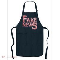 Fake News Distressed Text Apron thumb 0