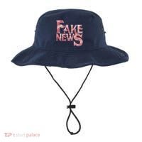 Fake News Distressed Text Bucket Hat thumb 0