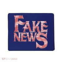 Fake News Distressed Text Mousepad thumb 0