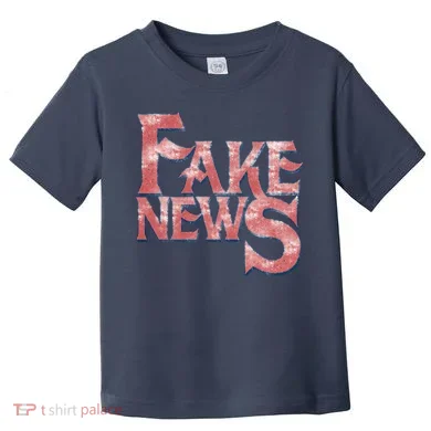 Fake News Distressed Text Toddler T-Shirt