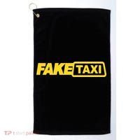 Fake Taxi Golf Towel thumb 0