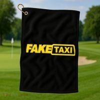 Fake Taxi Golf Towel thumb 1