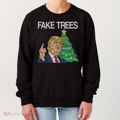Fake Trees News Ugly Christmas Women's Sweatshirt