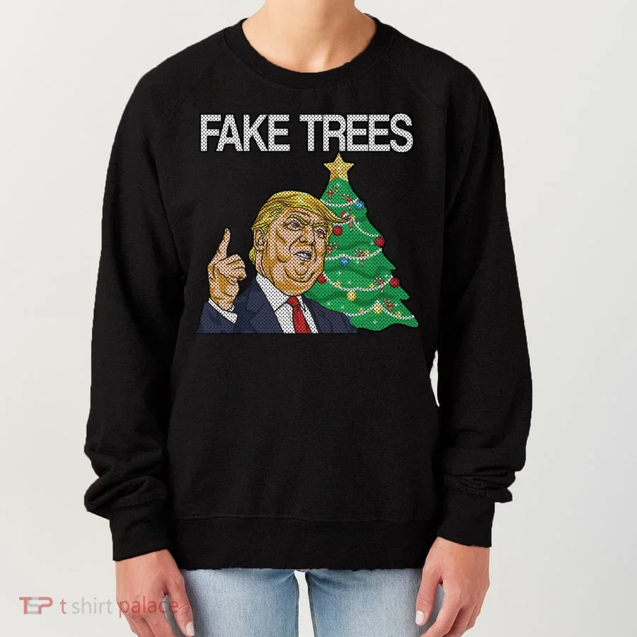 Fake Trees News Ugly Christmas Women's Sweatshirt